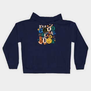 A Good Day to Read: Literary Escapes Kids Hoodie